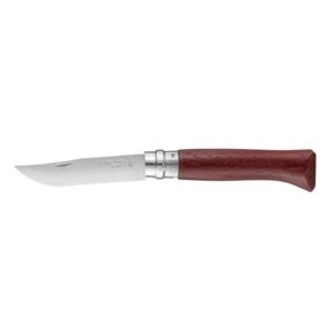 Opinel No.8 Nož od afričkog ružinog drveta sa poliranim inox sječivom