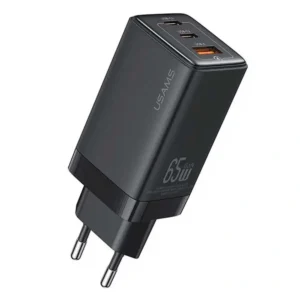 USAMS Adapter 65W sa 3 Porta ACC GaN Brzo Punjenje CC180
