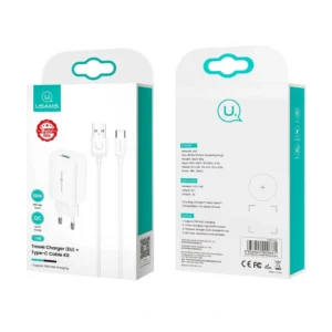 USAMS Punjac T48 18W T22 Adapter i Kabal Type-c 1m